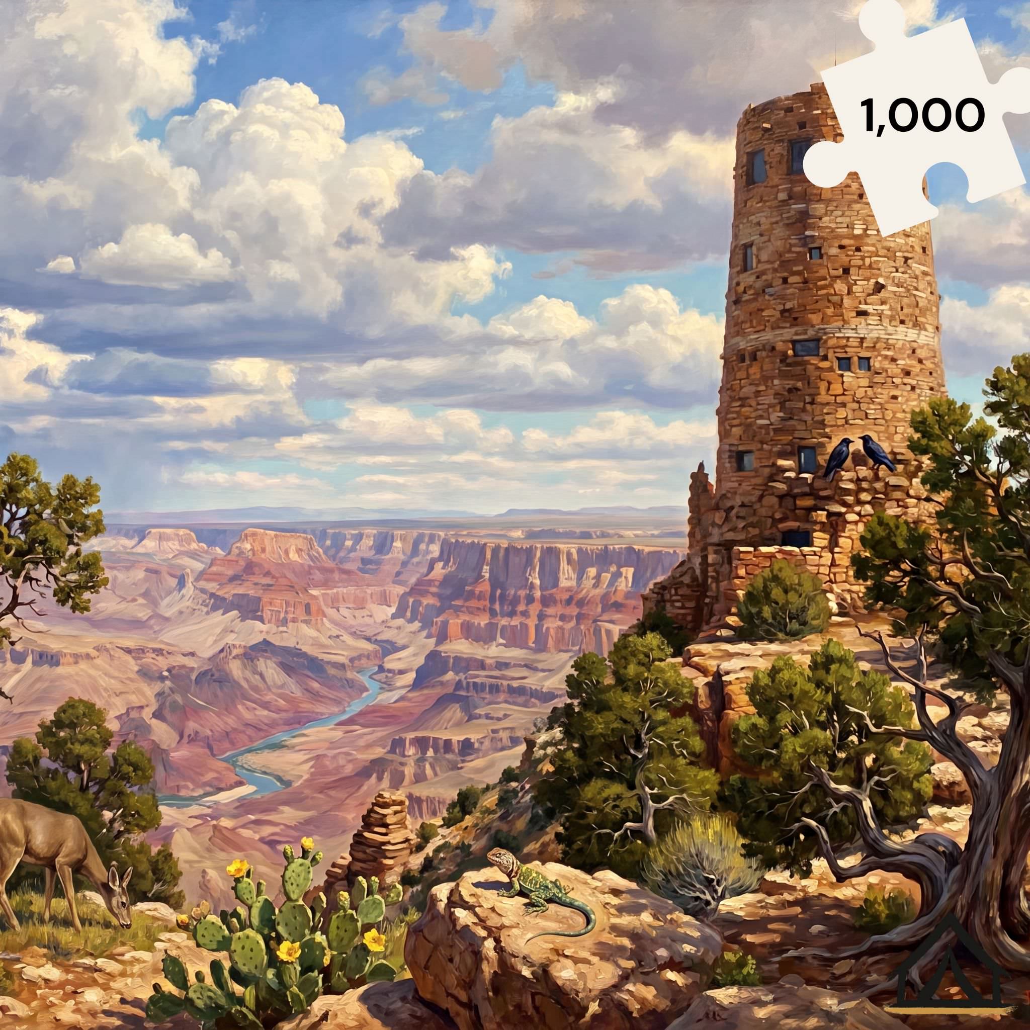 Grand Canyon National Park Desert View Watchtower jigsaw puzzle 1000 pieces