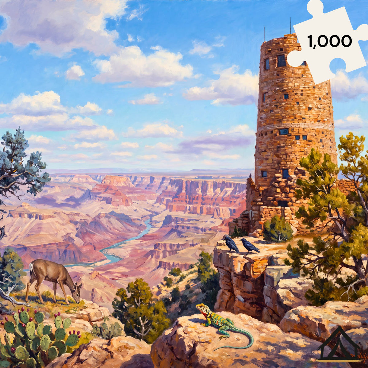 Grand Canyon National Park Desert View Watchtower jigsaw puzzle 1000 pieces