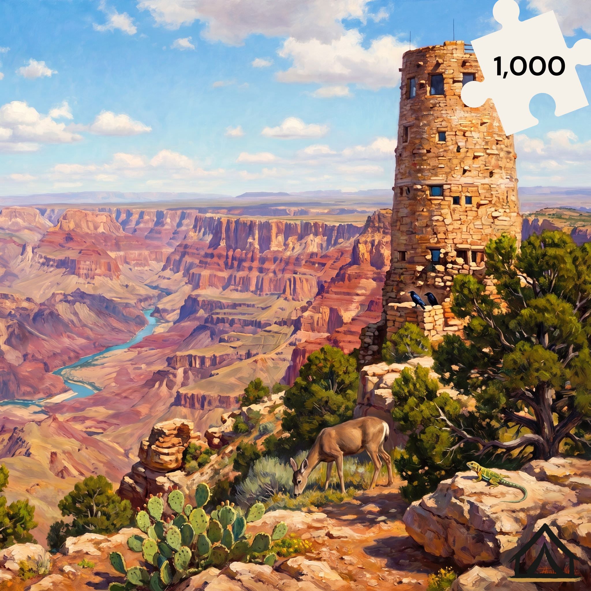 Grand Canyon National Park Desert View Watchtower jigsaw puzzle 1000 pieces