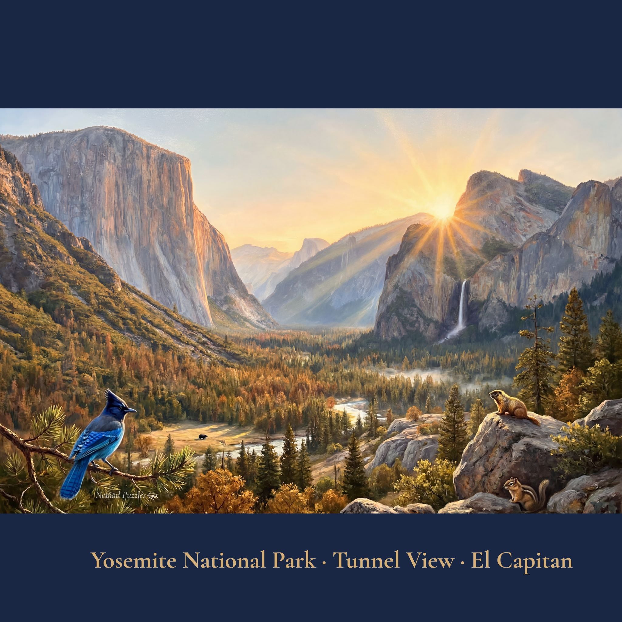 Yosemite National Park El Capitan Tunnel View 1000 piece jigsaw puzzle
