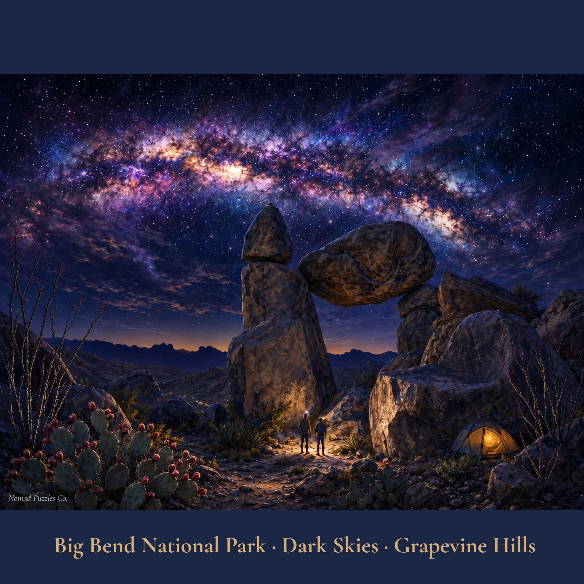 Big Bend National Park Standard Edition puzzle — Dark Skies Grapevine Hills full composition